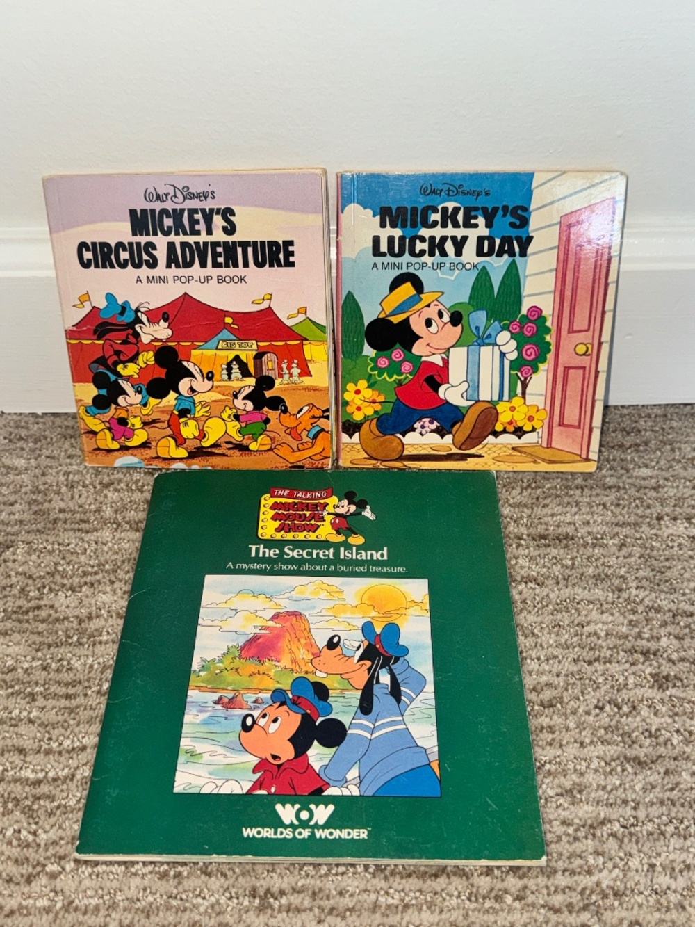 Vintage Disney Mickey Mouse Books | Set of 3